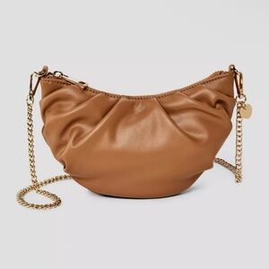 A New Day Tan Crossbody Bag with Gold Chain - NWT